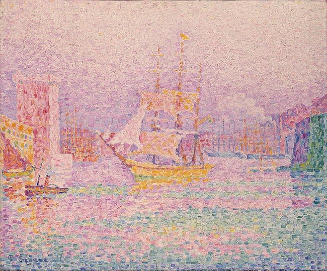 Paul Signac Harbour at Marseilles china oil painting image